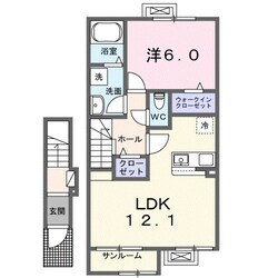 ヴィラ　ルーチェ　Ａの物件間取画像